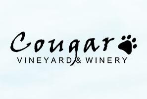 logo for cougar vineyard & winery