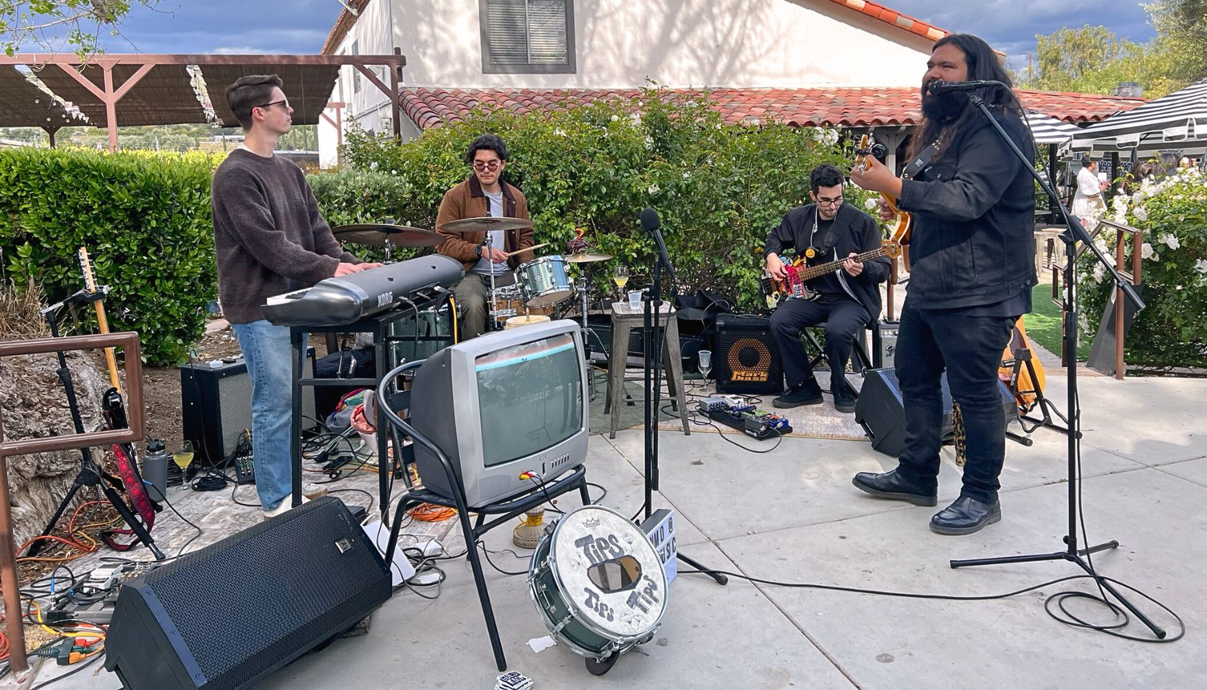 A special event hosted at a winery